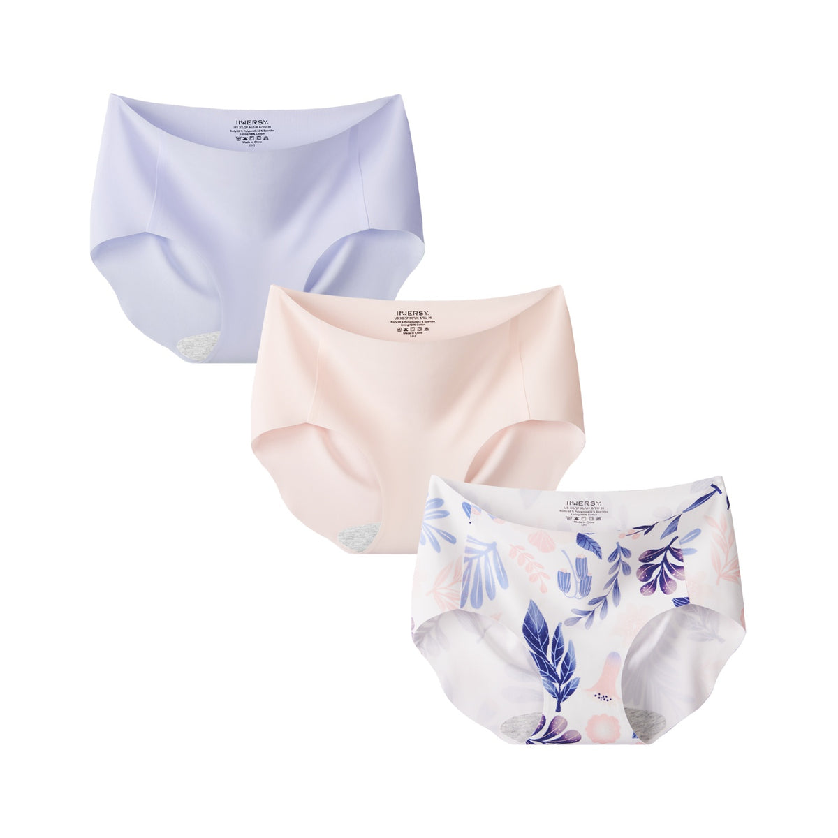 Women's Seamless No Show Hipster 3-Pack