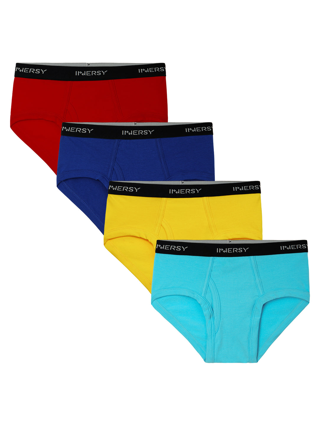 INNERSY Mens Briefs Breathable Cotton Underwear for Men 4 Pack