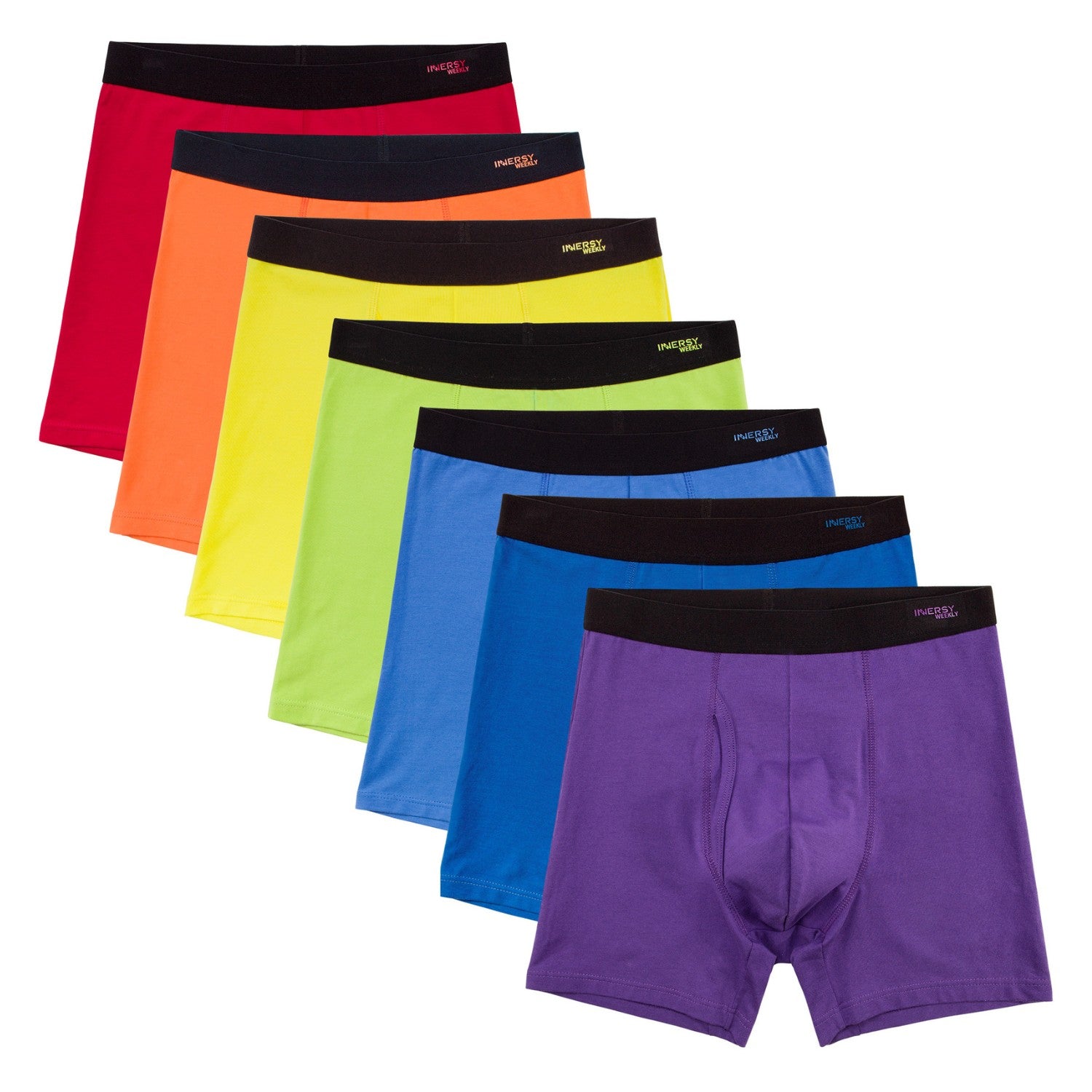 UNDERZY Mens Slip Intimo Uomini Mutande Gamba Lunga Breve Boxer Homme - Foto 7