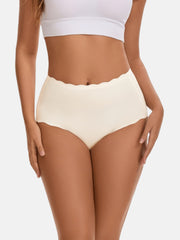 Women's Seamless No Show Wave Edge Briefs 5-Pack