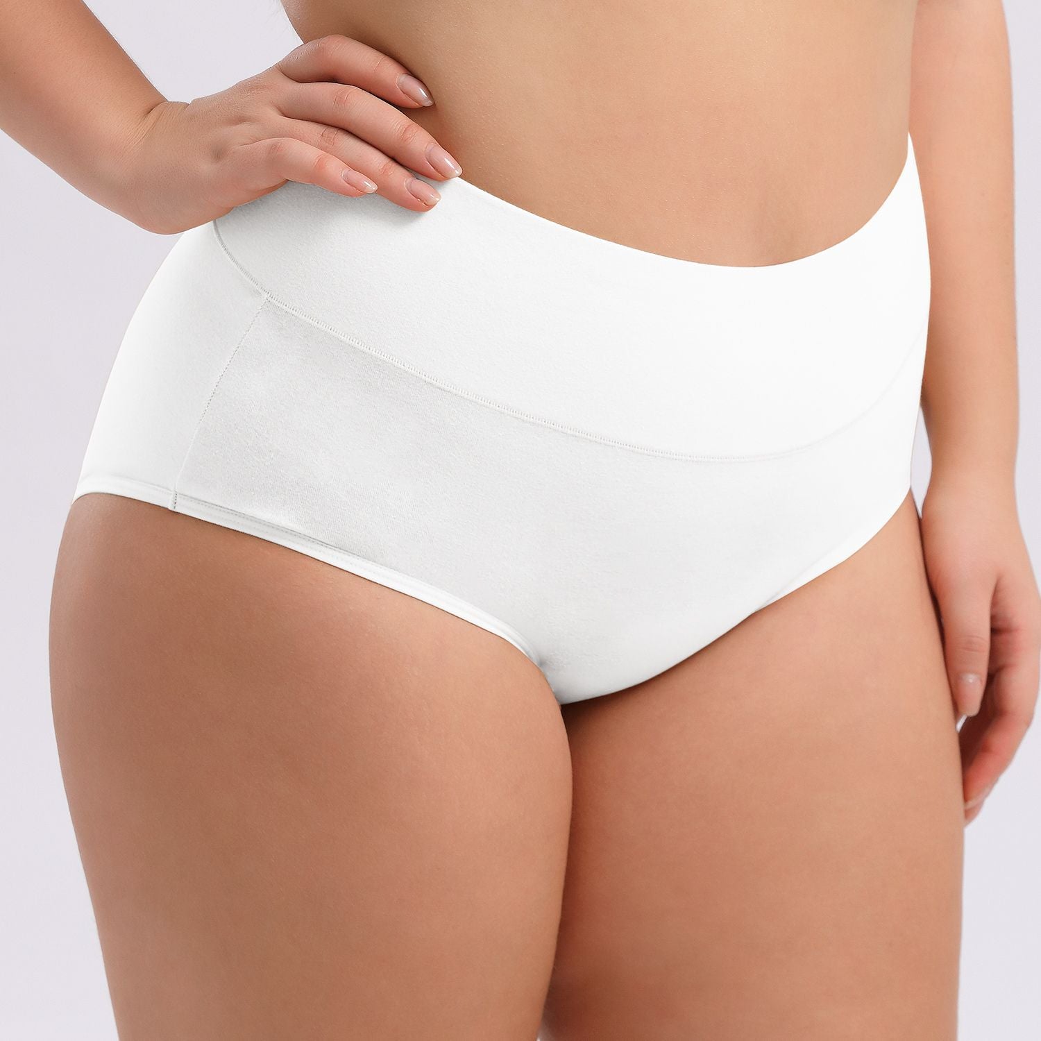 Women's Plus Size High Waisted 4-Pack