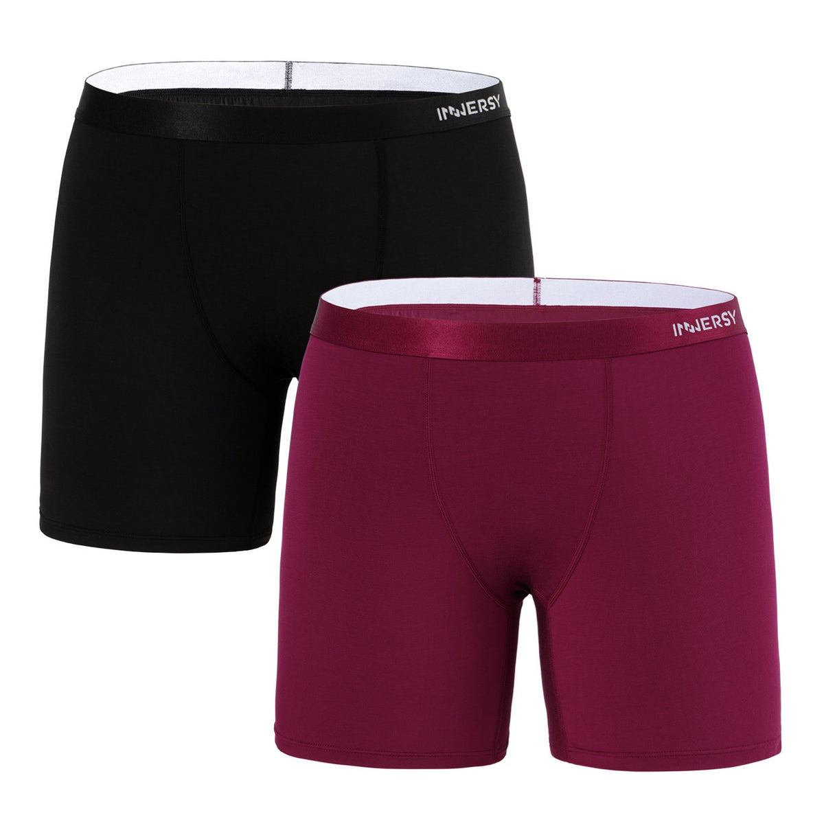 Women's Modal Plus Size Boyshorts Panties 2-Pack