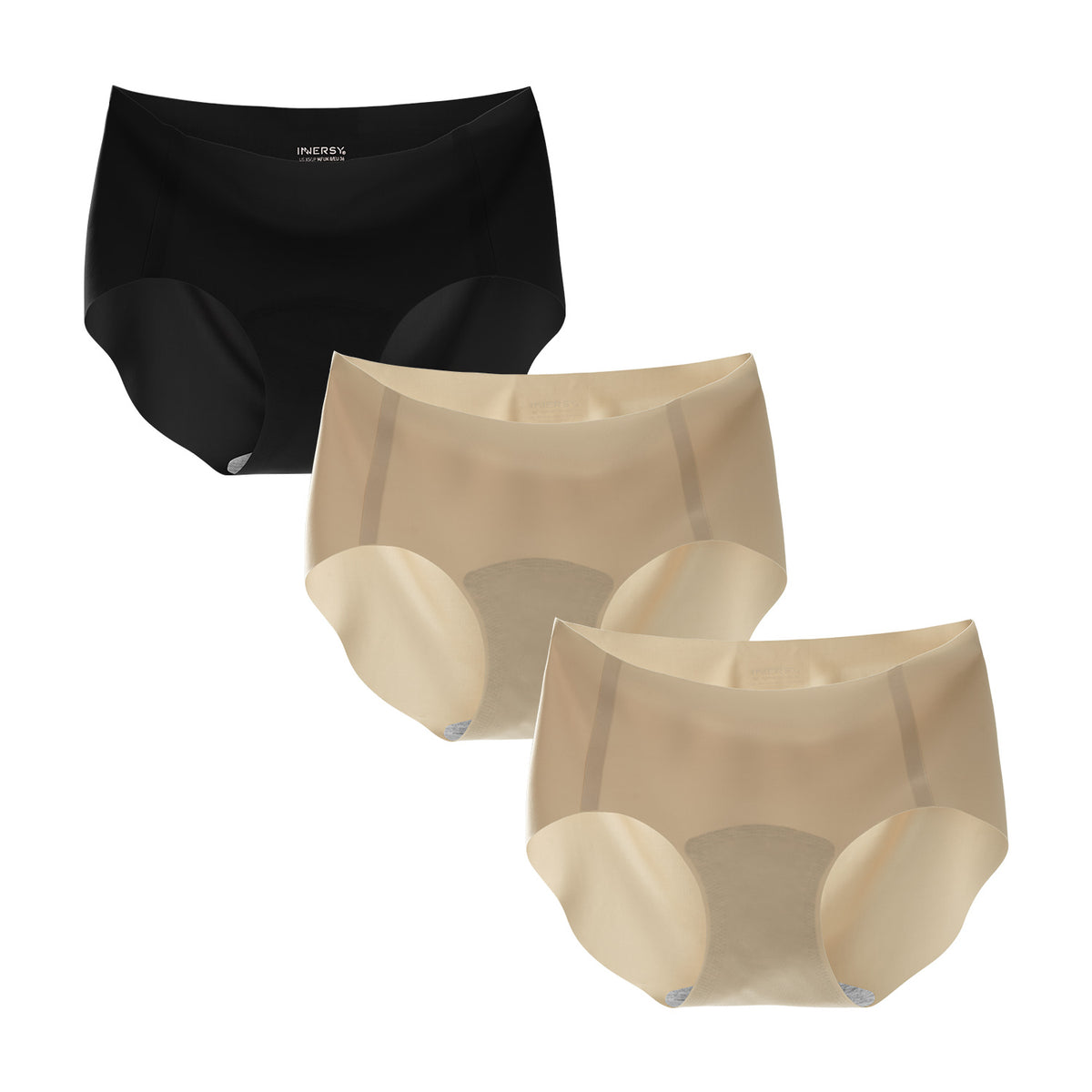 Women's Seamless No Show Hipster 3-Pack
