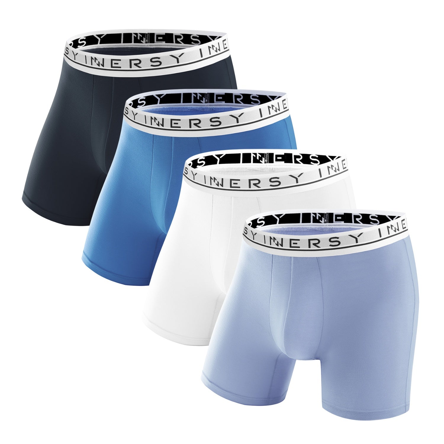 Men's Bamboo Viscose Boxer Briefs 4-Pack