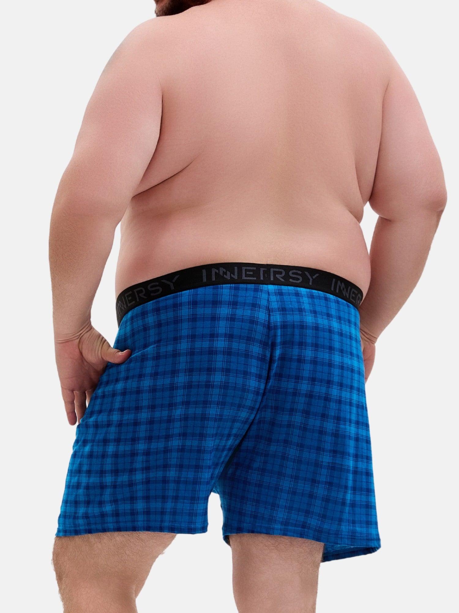 Plus Boxers Men's Cotton Plus Size Loose Fit Boxers 4-Pack – Innersy Store