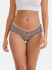 Women's Cotton Mid Waist Hipster 5-Pack