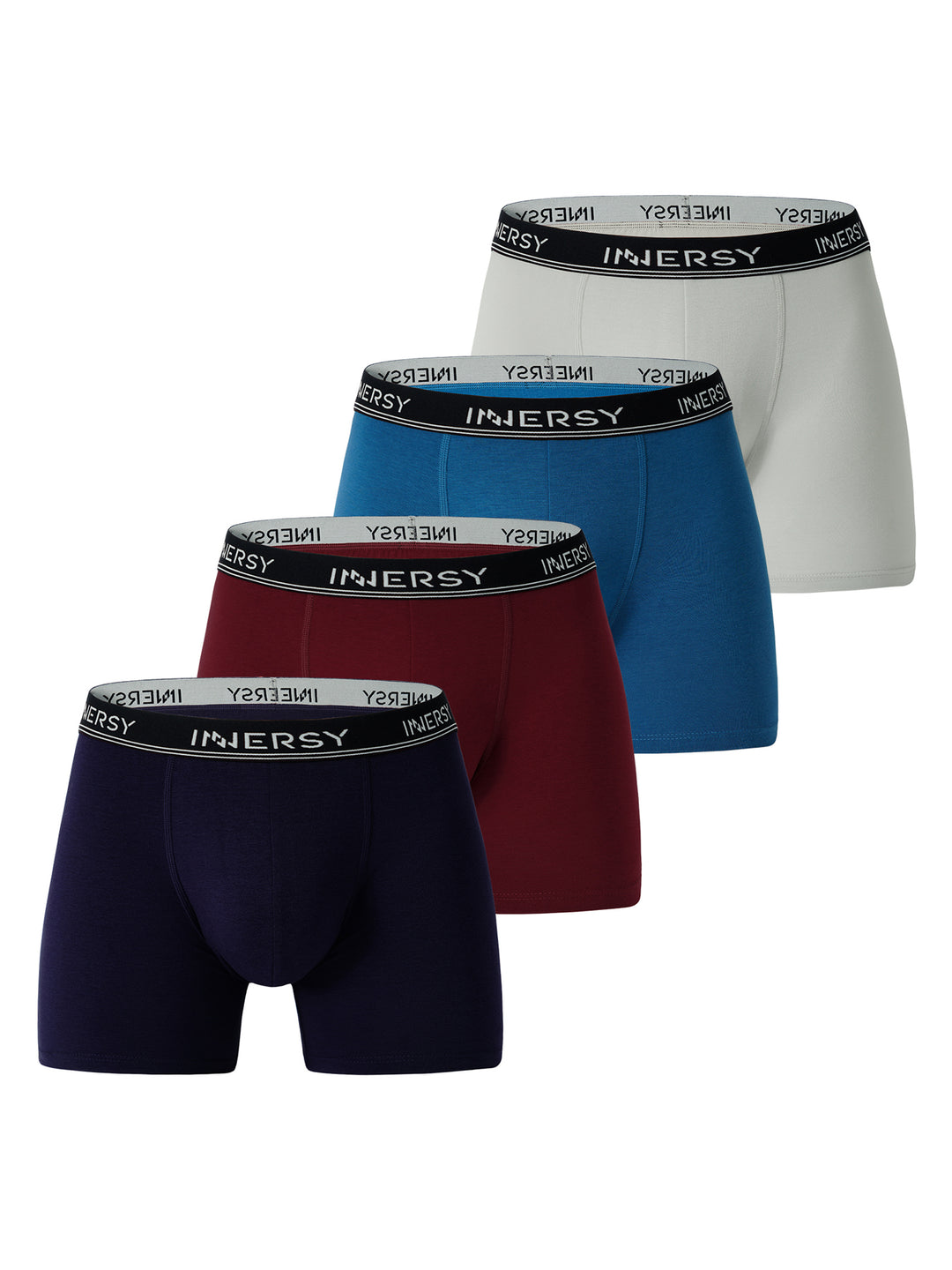 PUMLEY Mens Underwear Boxer Briefs 6Pack No Ride Up Soft Cotton