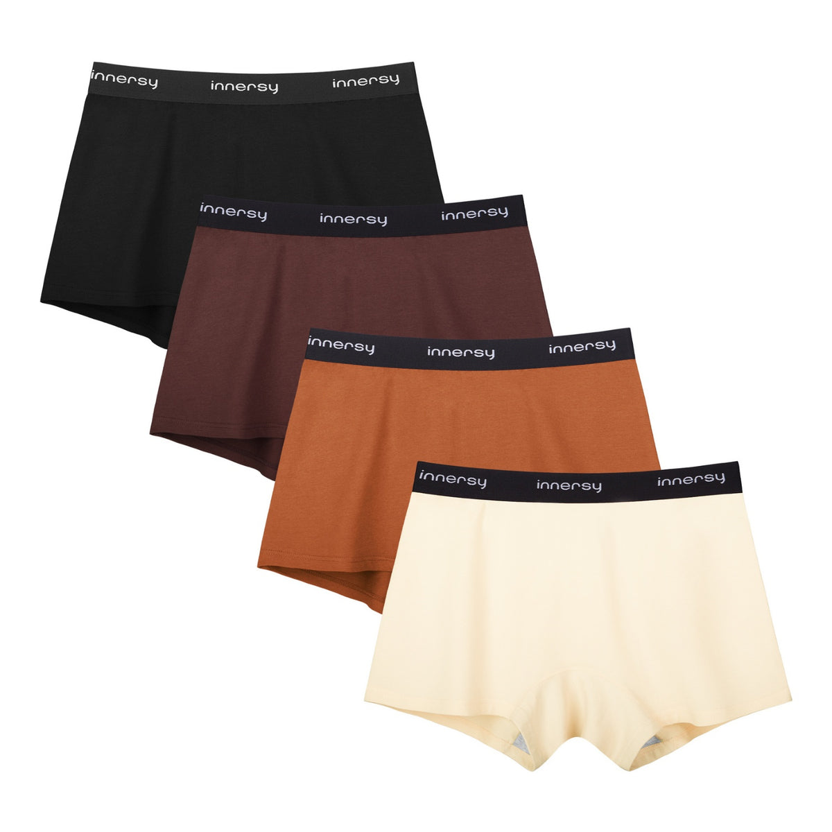 Women's Cotton Boxer Briefs 4-Pack
