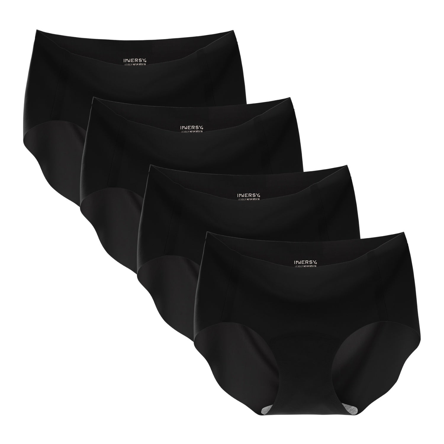 Women's Seamless No Show Hipster 4-Pack