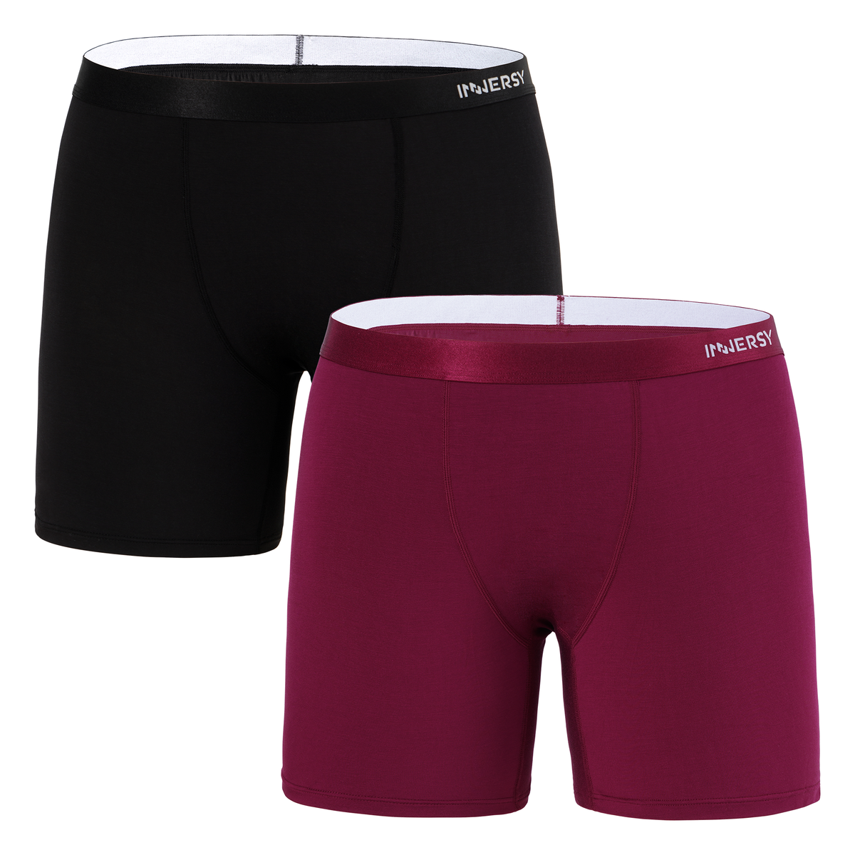 Women's Modal Plus Size Boyshorts Panties 2-Pack