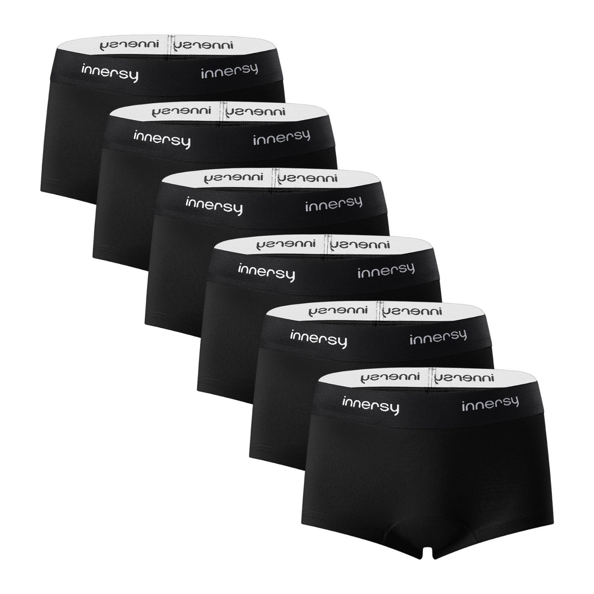 Girls‘ Aged 8-16 Cotton Boyshorts 6-Pack