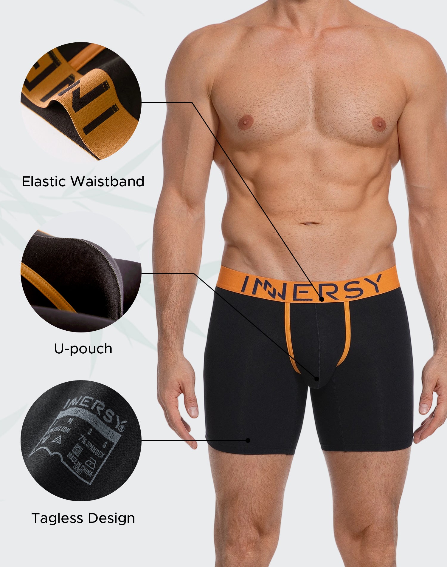 Men's Cotton U-Pouch Boxer Briefs