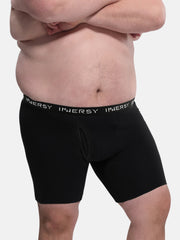 Men's Cotton Plus Size Boxer Briefs 4-Pack