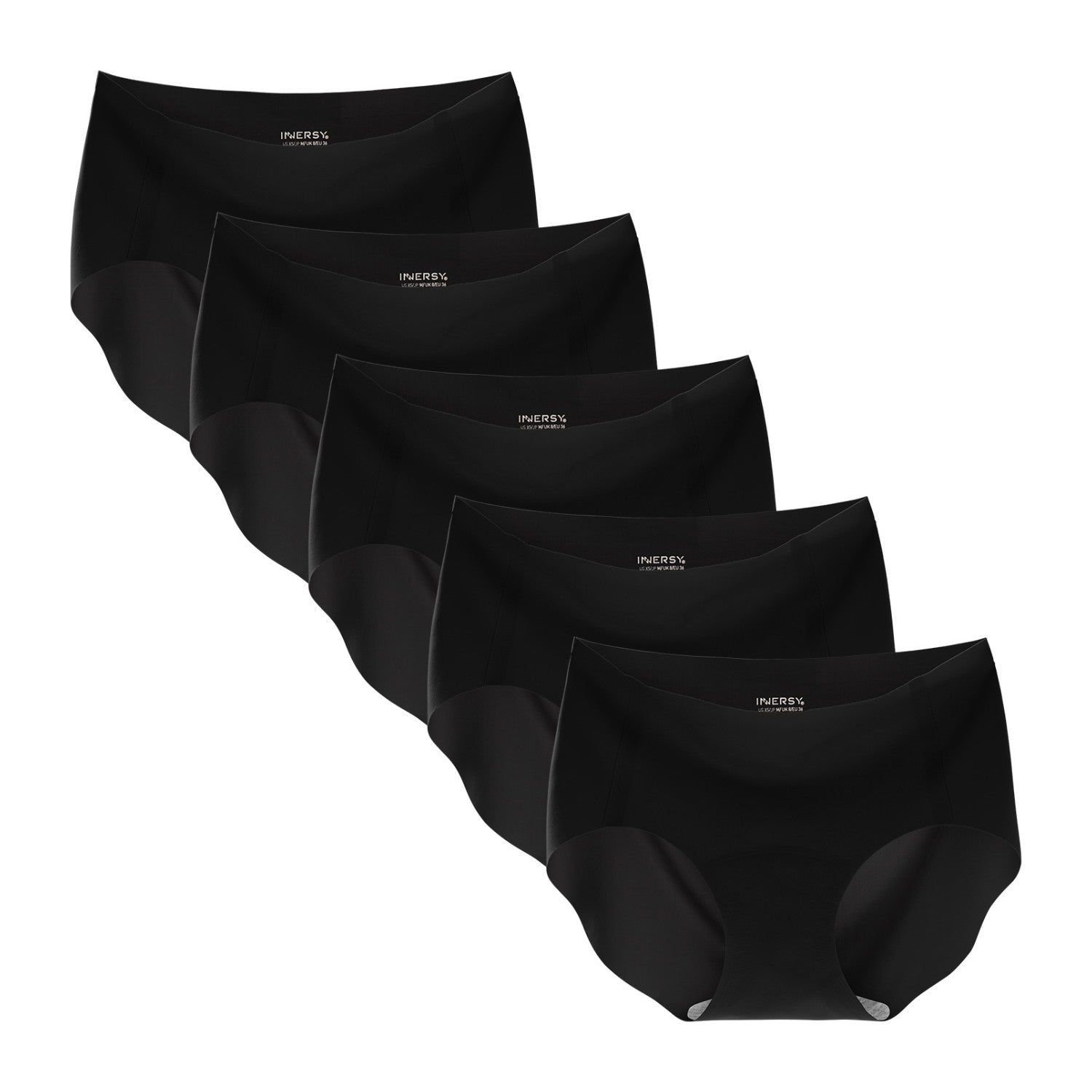 Women's Seamless No Show Hipster 5-Pack