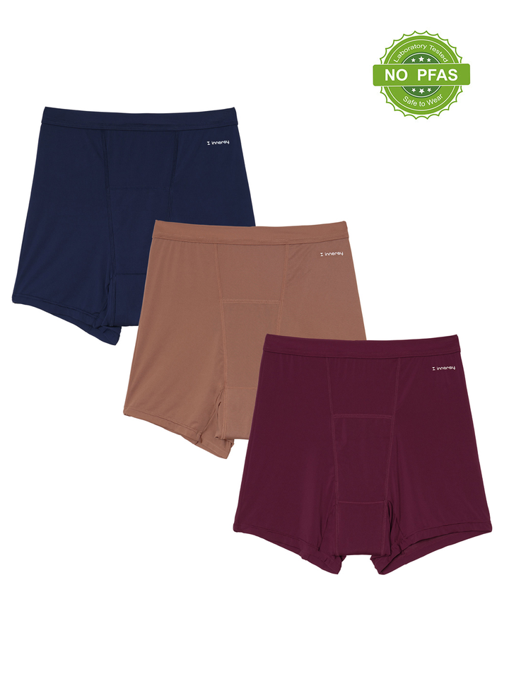 Women's Period Underwear Boy Shorts 3-Pack