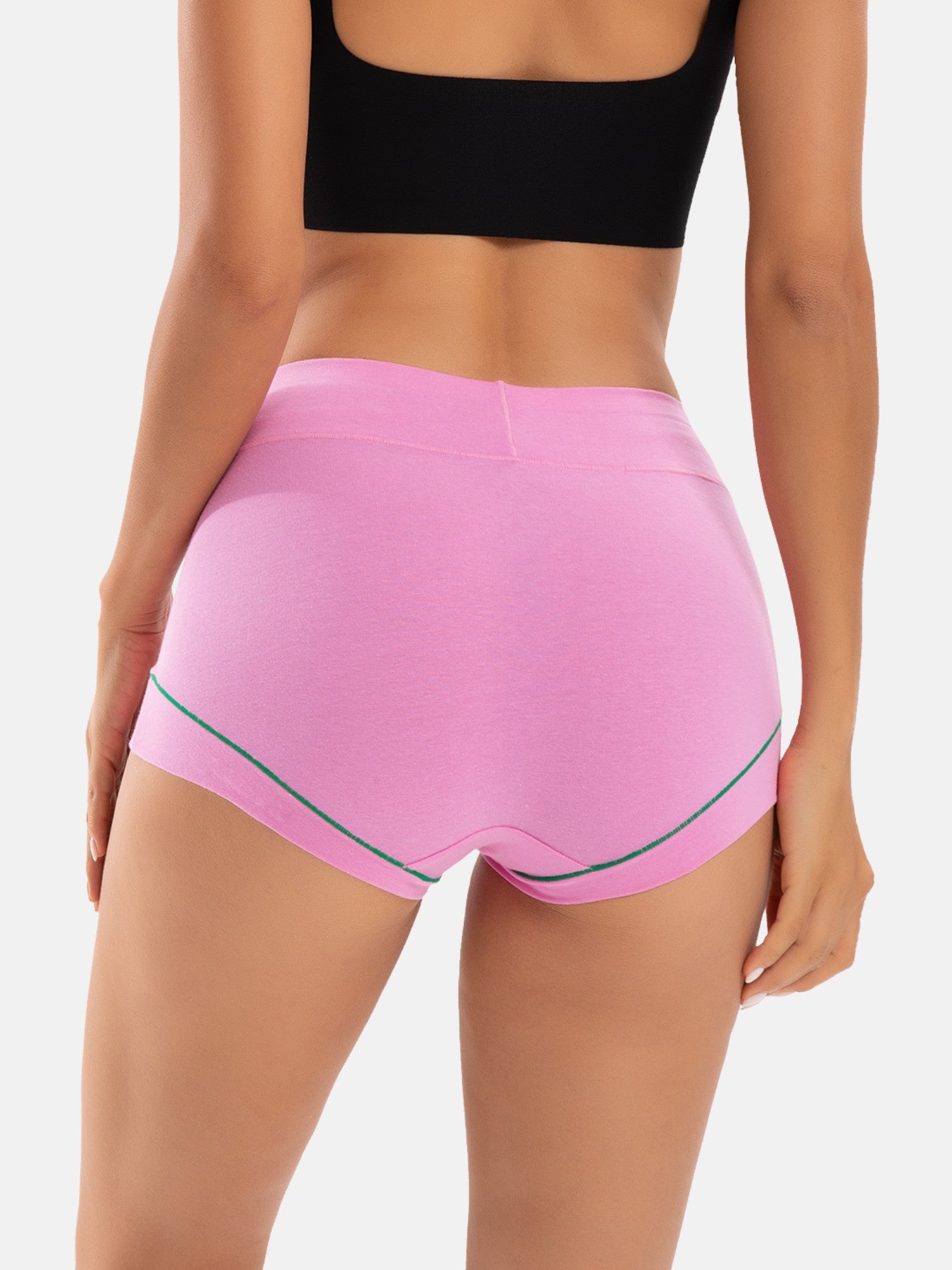 Women's Cotton Boy Shorts Soft Boxer Briefs 4-Pack