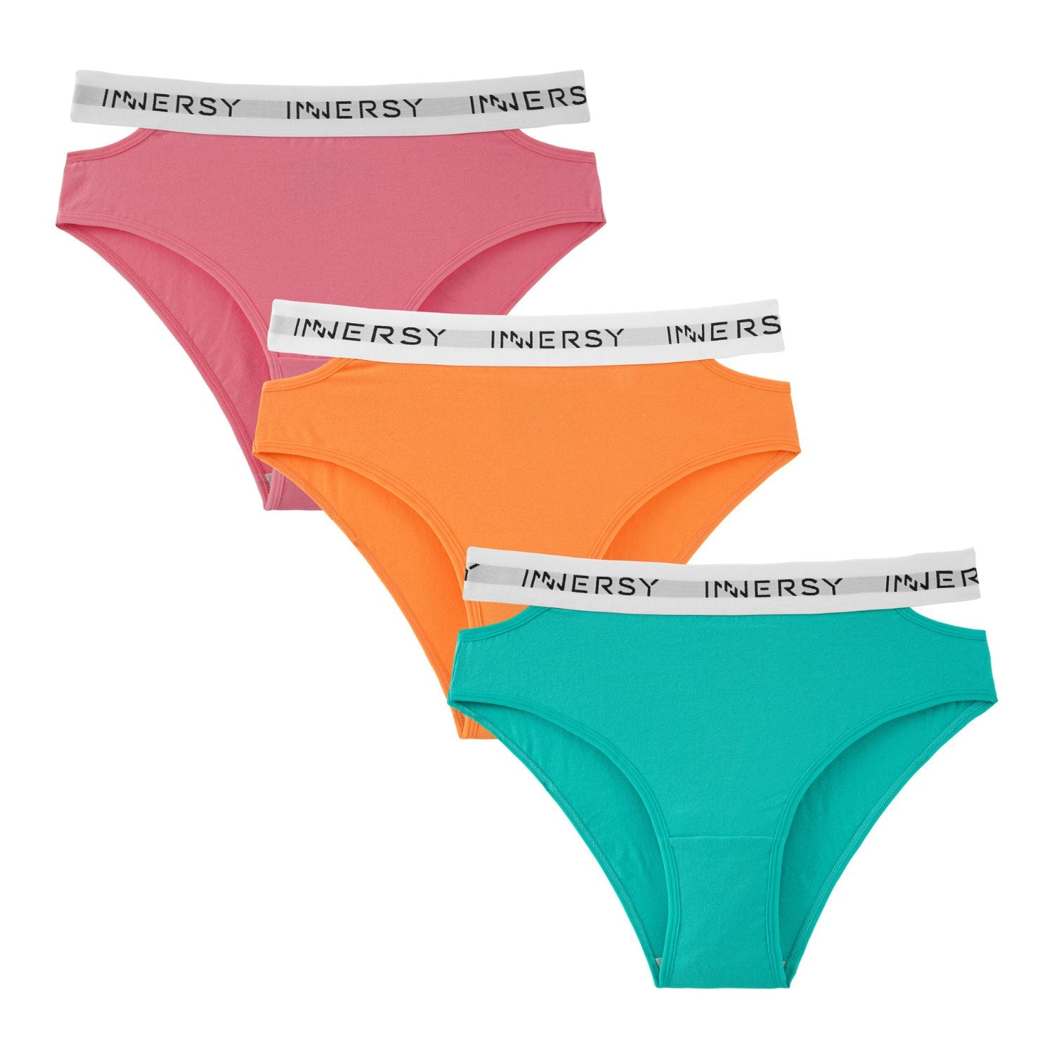 Women's High Waist Cutout Panties 3-Pack