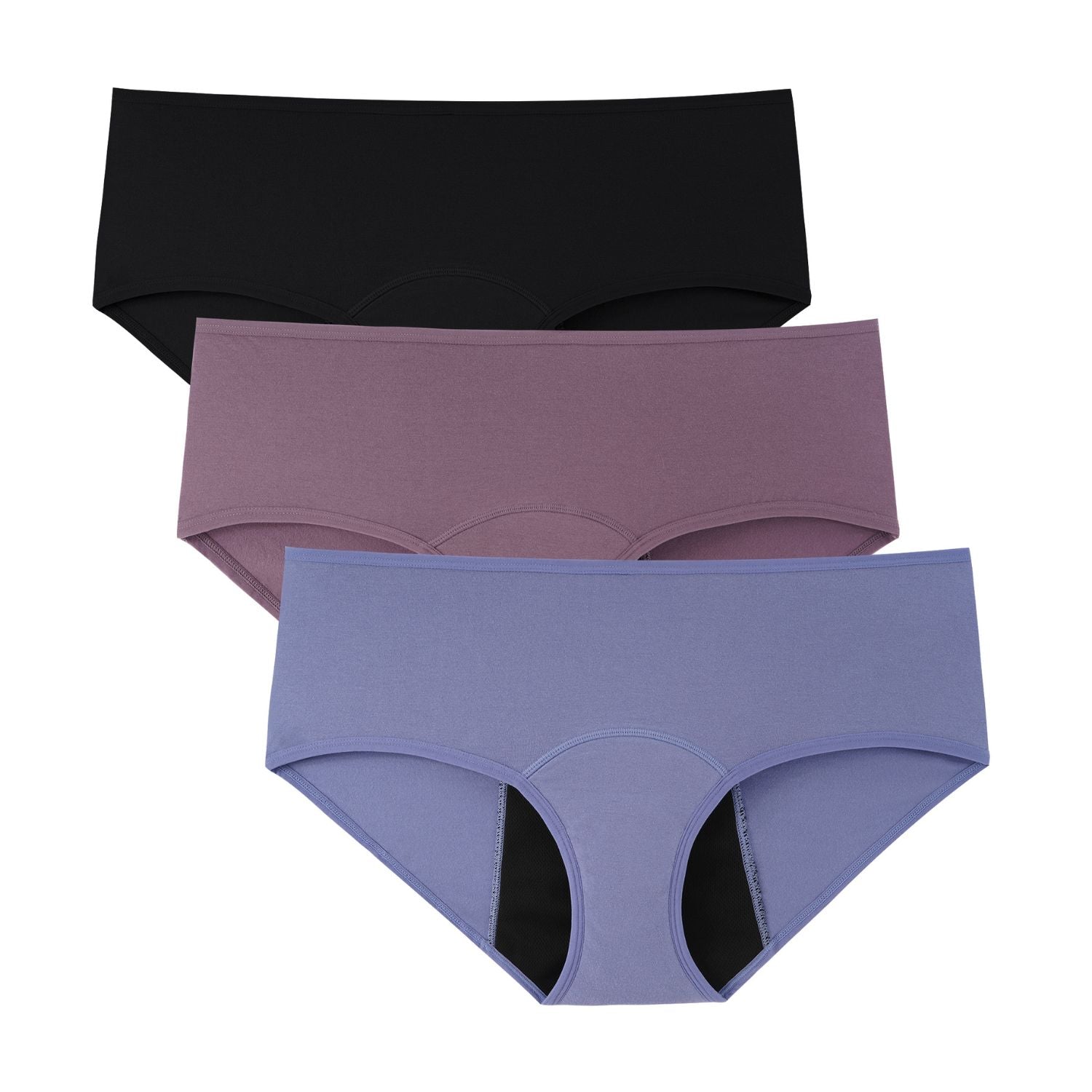 Women's Plus Size Leak-Proof Period Panties 3-Pack