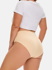 Women’s Plus Size High Cut Briefs 4-Pack