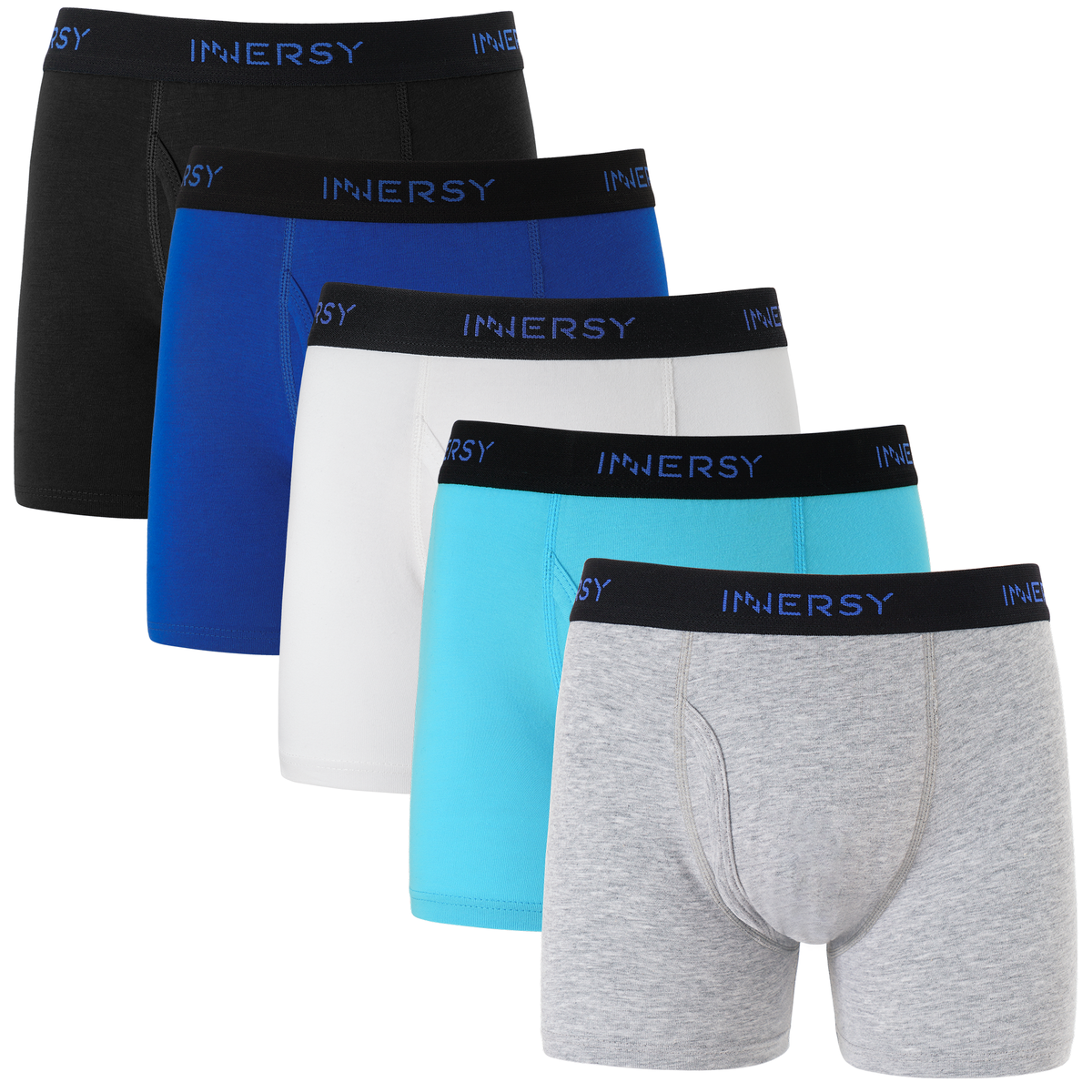 Boys Aged 6-18 Cotton Boxer Briefs 5-Pack