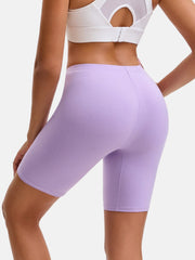 Women's High Waisted Cotton Slip Shorts 4-Pack