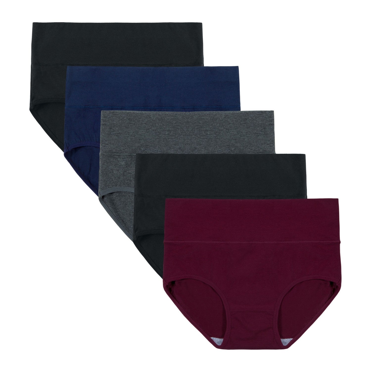 Women's High Waisted Briefs 5-Pack