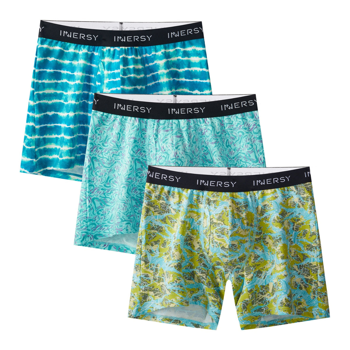 Men's Cotton Printed Boxer Briefs 3-Pack
