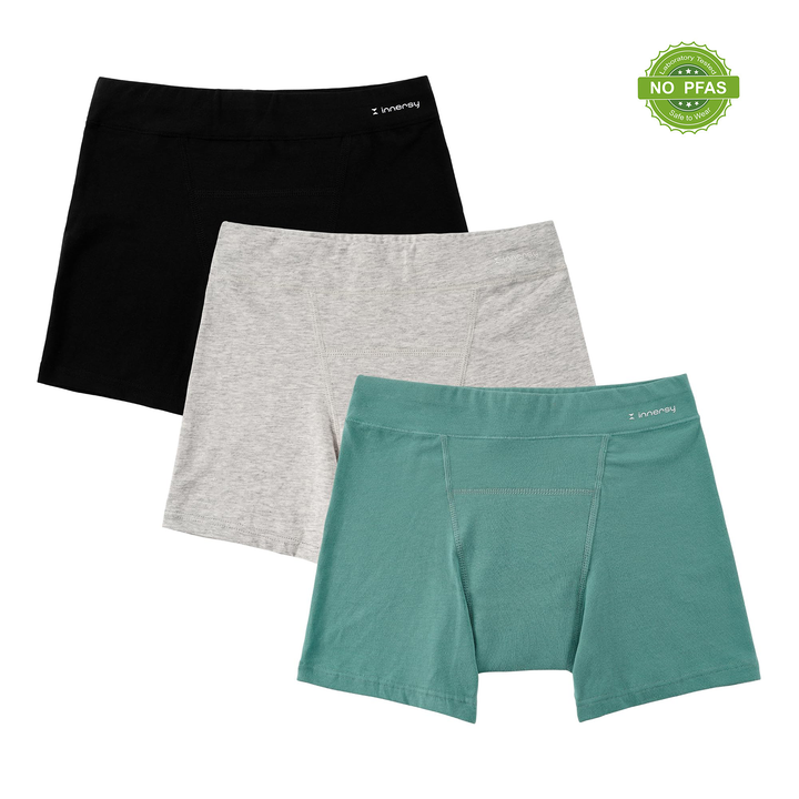 Girls Aged 8-16 Period Trunks Underwear 3-Pack