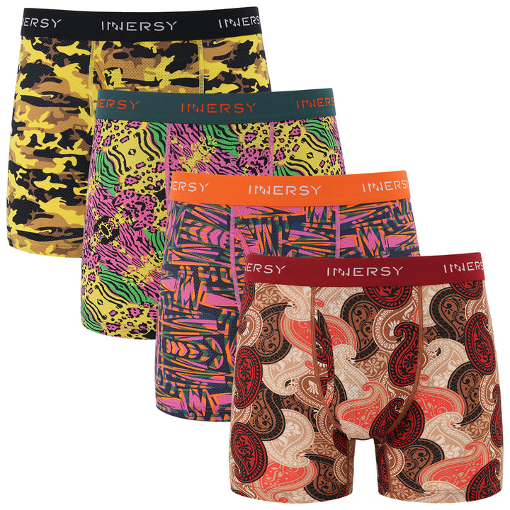 Lot de 4 boxers en maille pour hommes