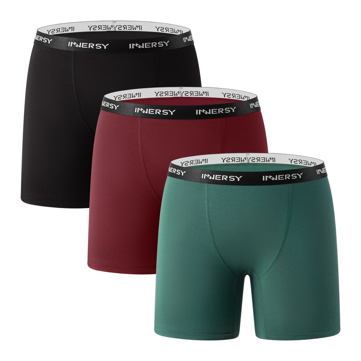 Women's Plus Size High Waist Boxer Briefs 3-Pack