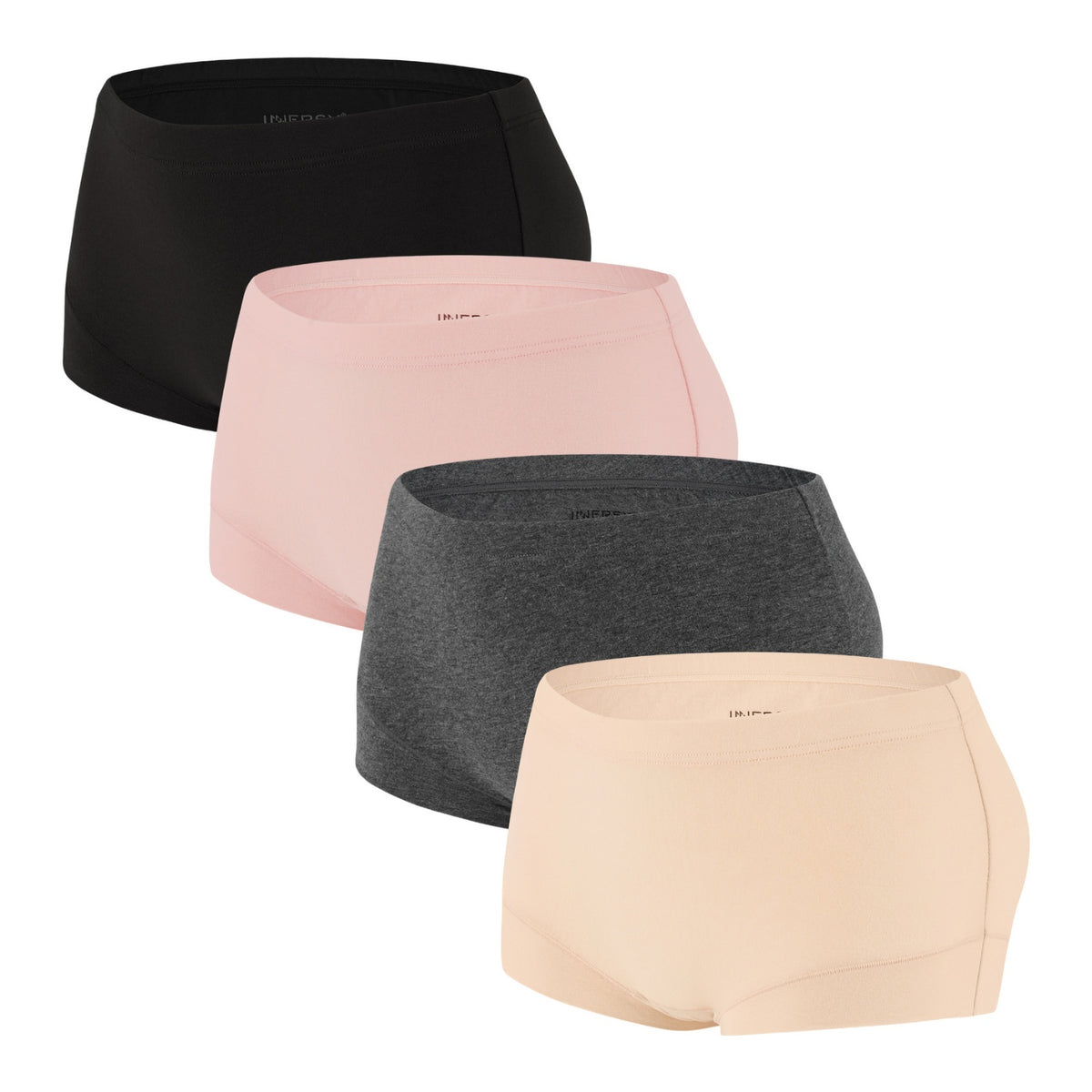 Women's Cotton Boyshorts 4-Pack