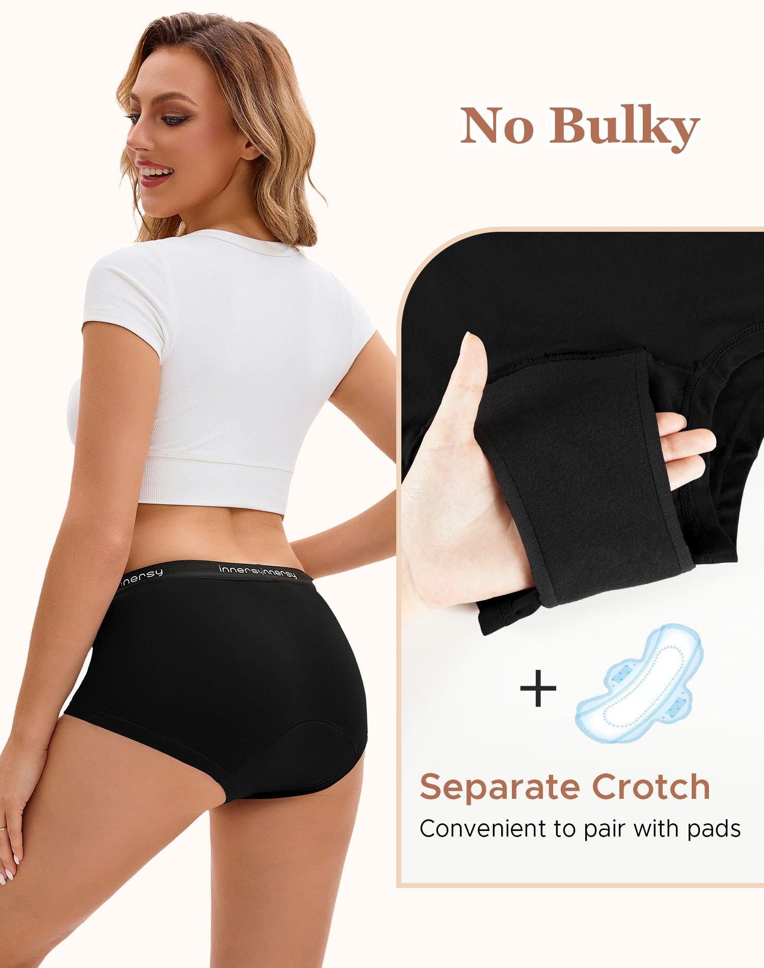 Women's Period Boxer Underwear 3-Pack