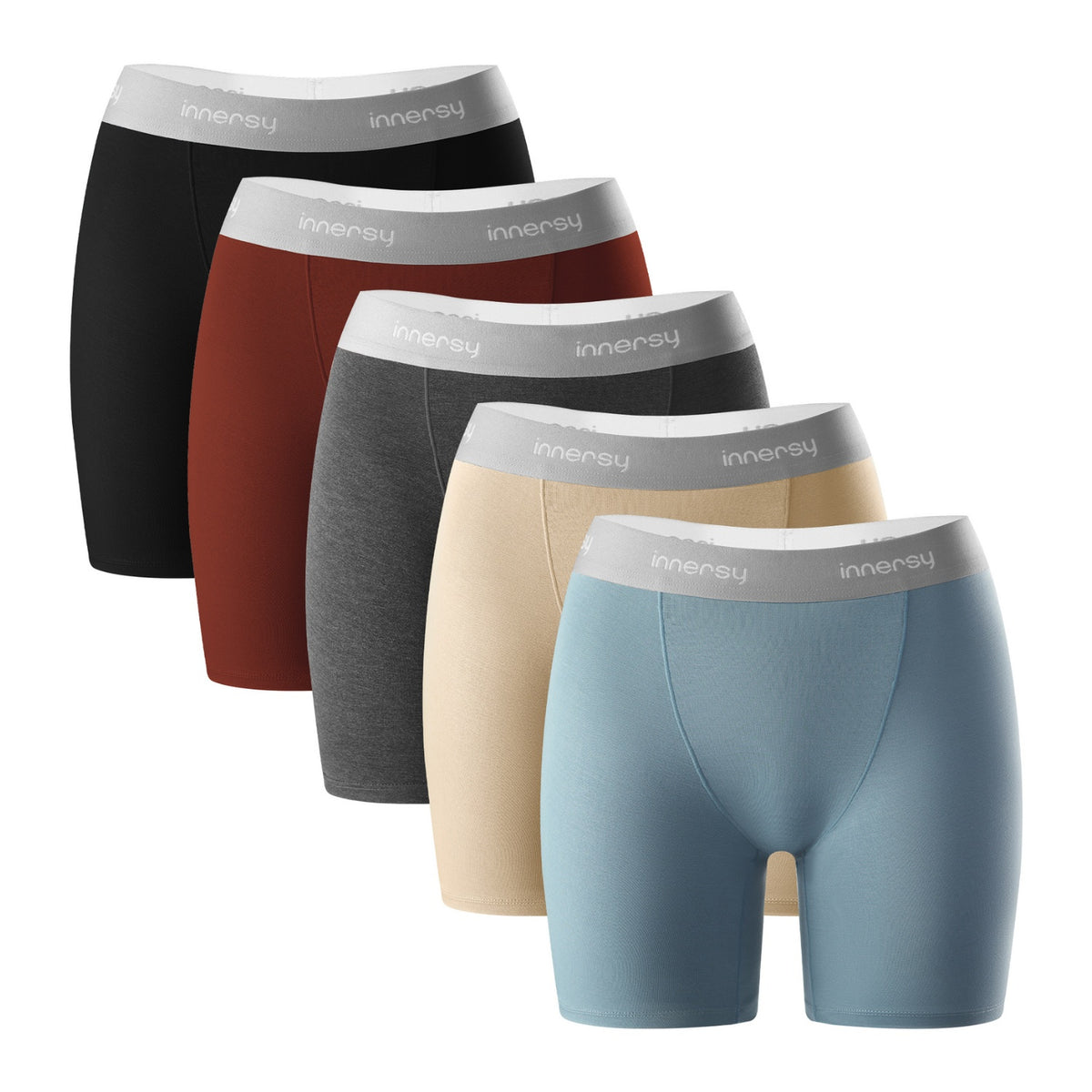 Women's Bamboo Boyshorts 5-Pack
