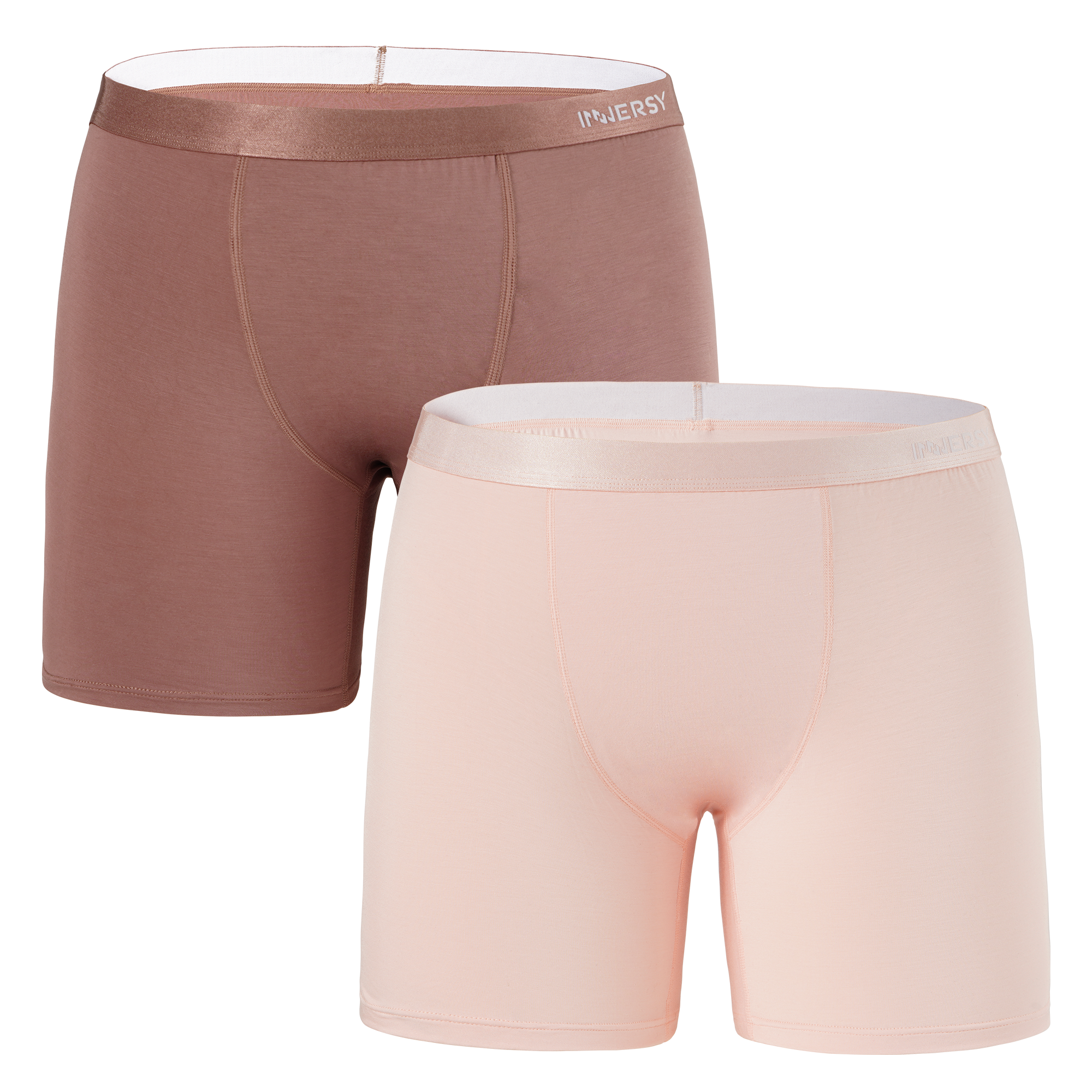 Women's Modal Plus Size Boyshorts Panties 2-Pack