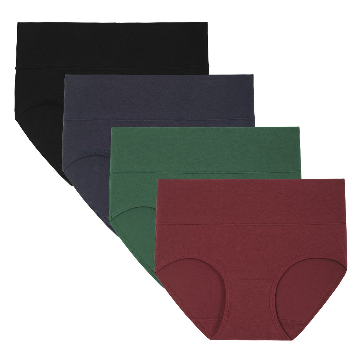 Women's Cotton High Waist Briefs 4-Pack
