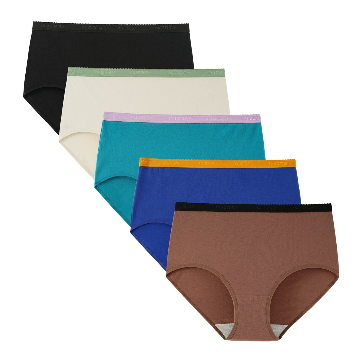 Women's Plus Size Briefs 5-Pack
