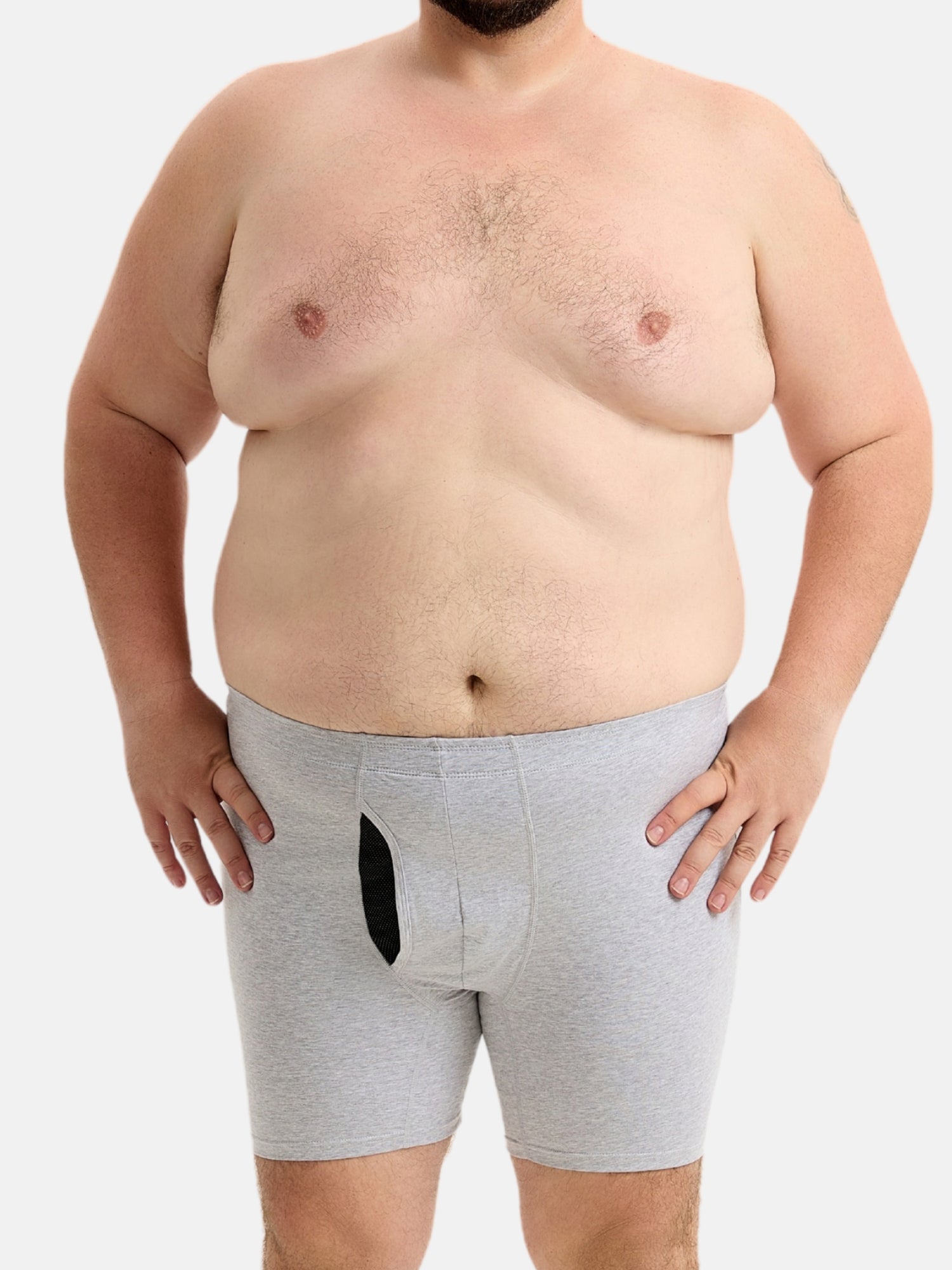 Plus Boxers Men's Cotton Plus Size Boxer Briefs 4-Pack – Innersy Store