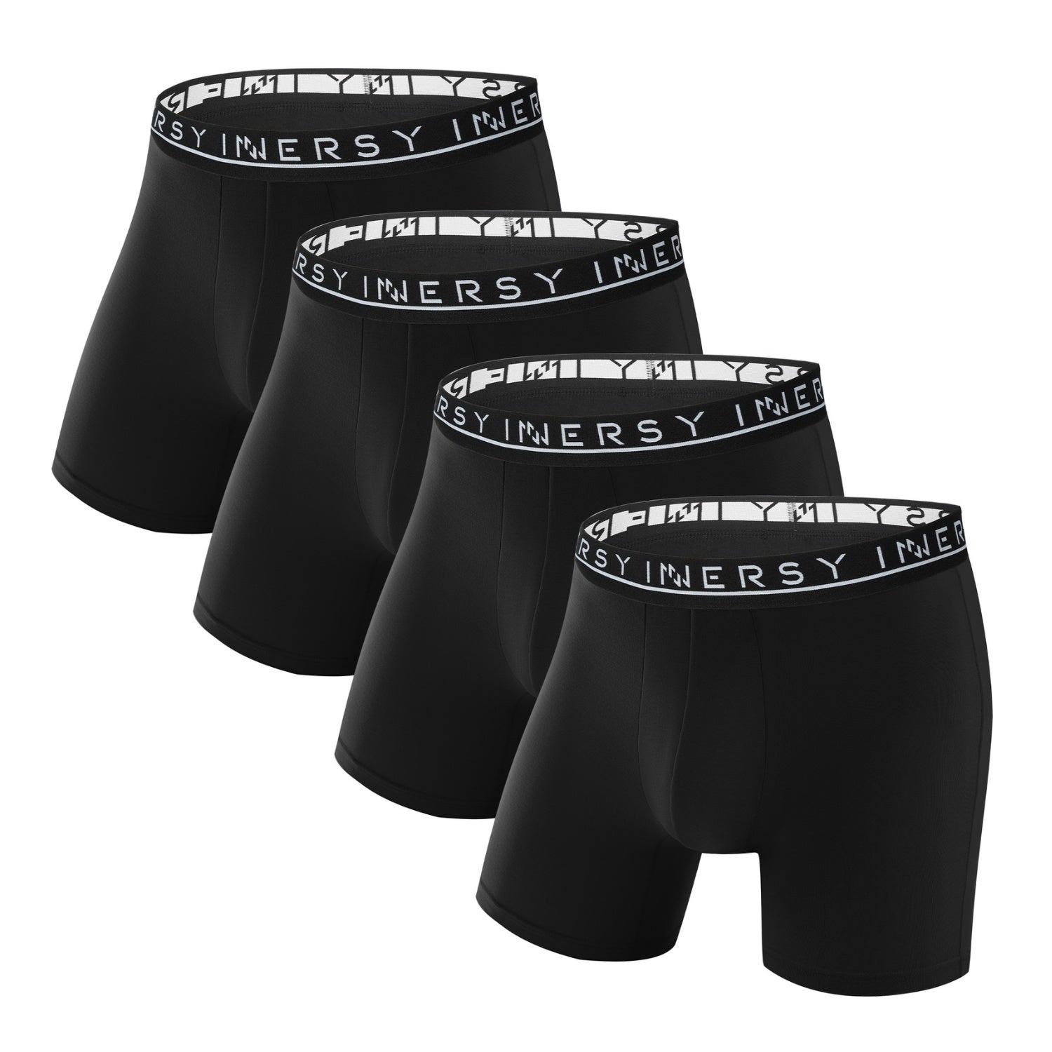Men's Bamboo Viscose Boxer Briefs 4-Pack