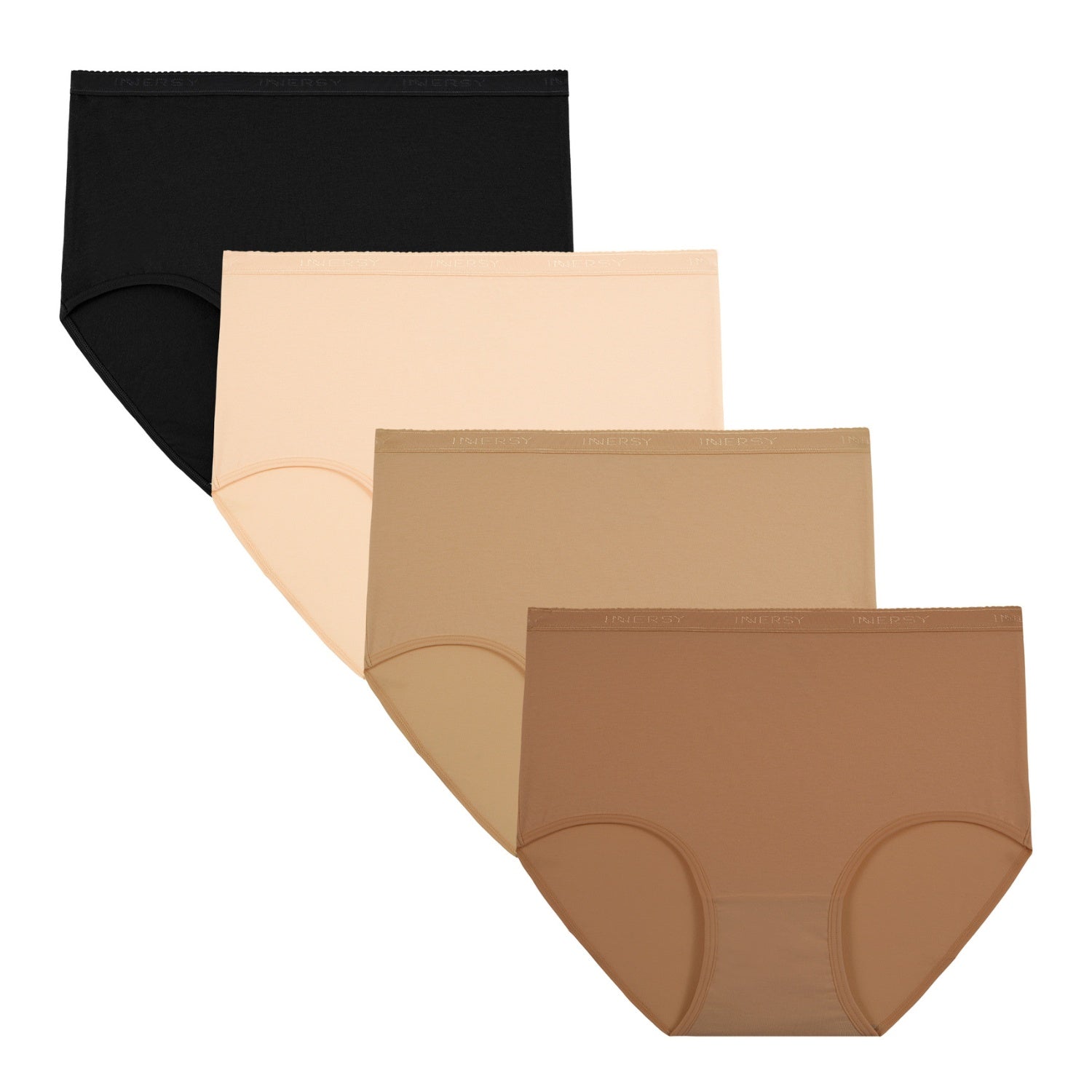 Women's Cotton Super High Waisted Briefs 4-Pack