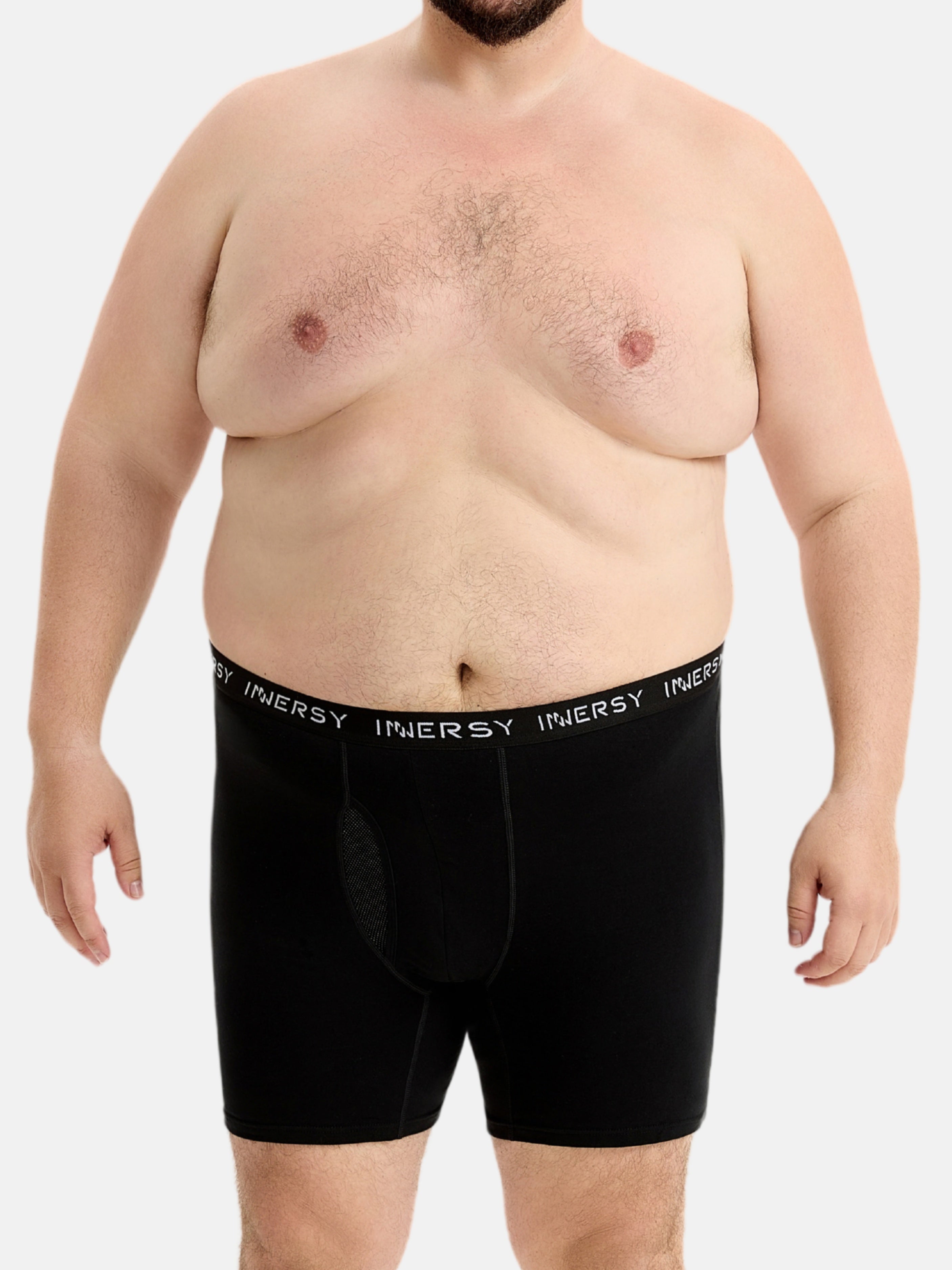 Plus Boxers Men's Cotton Plus Size Boxer Briefs 5-Pack – Innersy Store