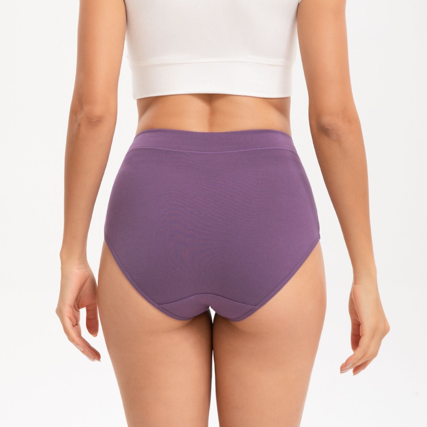 Women's Cotton High Waisted Briefs 3-Pack