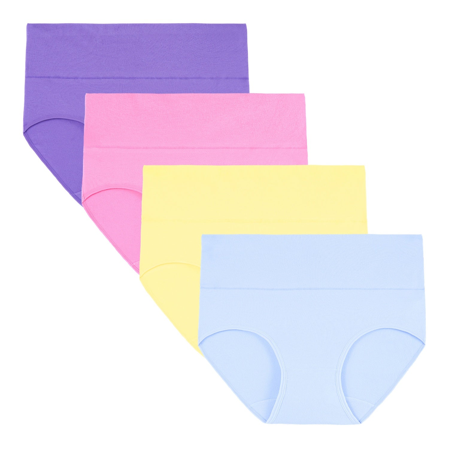 Women's Plus Size High Waisted 4-Pack