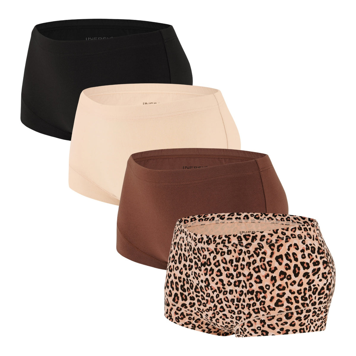 Women's Cotton Boyshorts 4-Pack