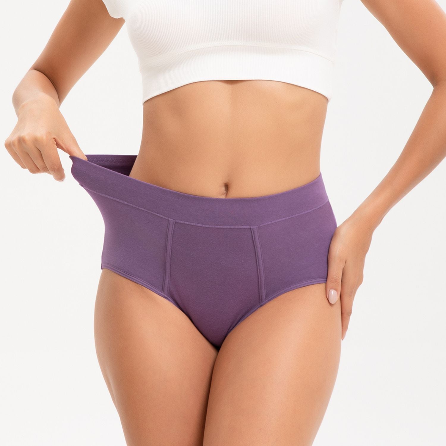 Women's Cotton High Waisted Briefs 3-Pack