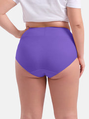Women's Plus Size High Waisted Briefs 4-Pack