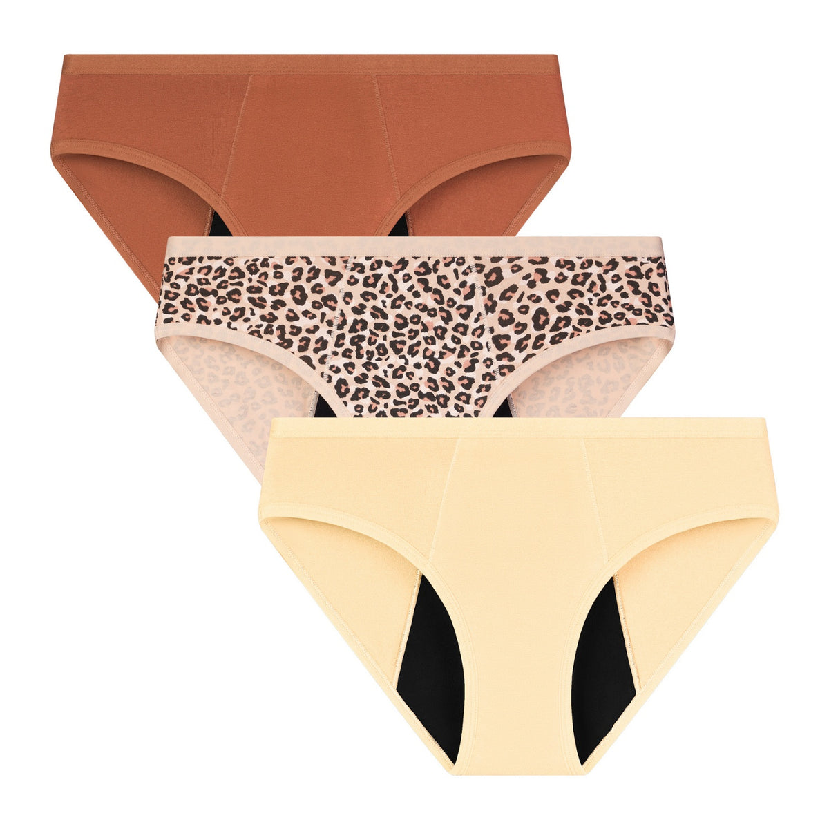 Women's Bikini Period Underwear 3-Pack