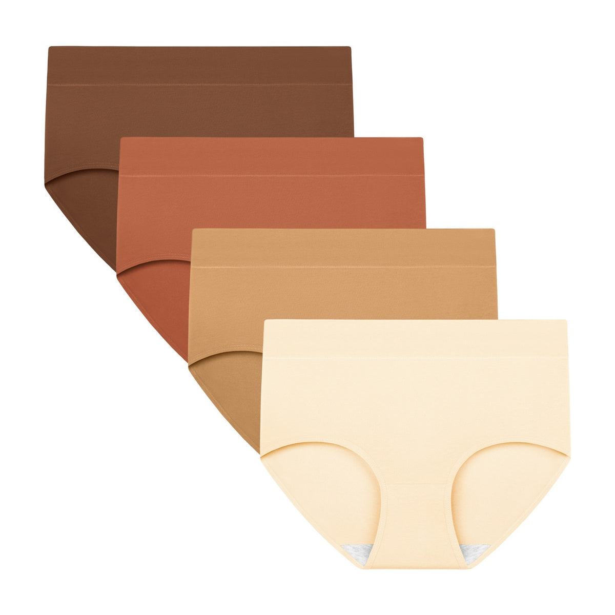 Women's High Waist Briefs 4-Pack