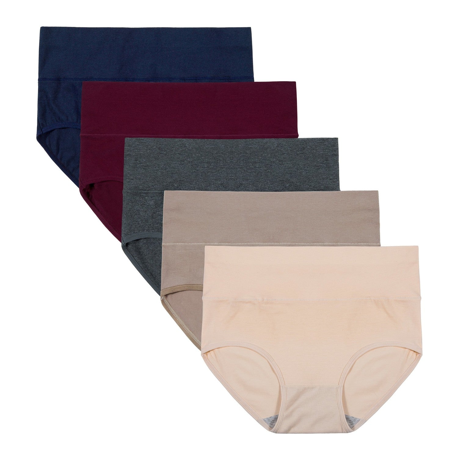 Women's High Waisted Briefs 5-Pack
