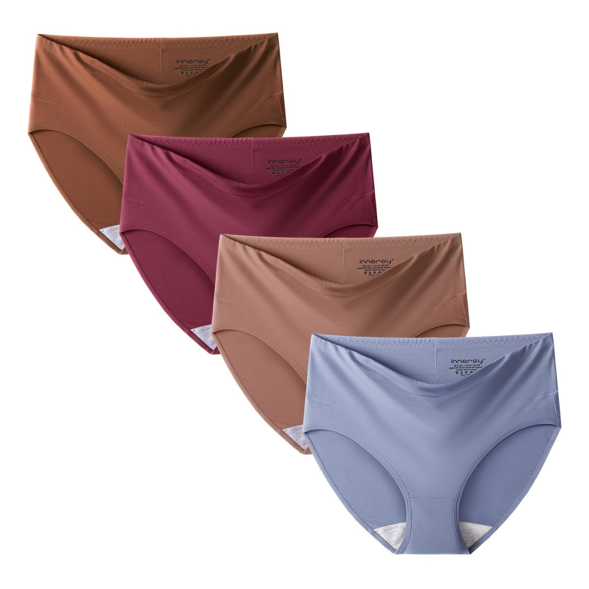 Women's Modal High Waist Briefs 4-Pack