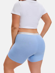 Women's Plus Size High Waist Boxer Briefs 3-Pack